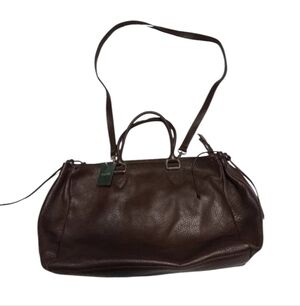 Marshall Field Brown Leather  Handbag NWT